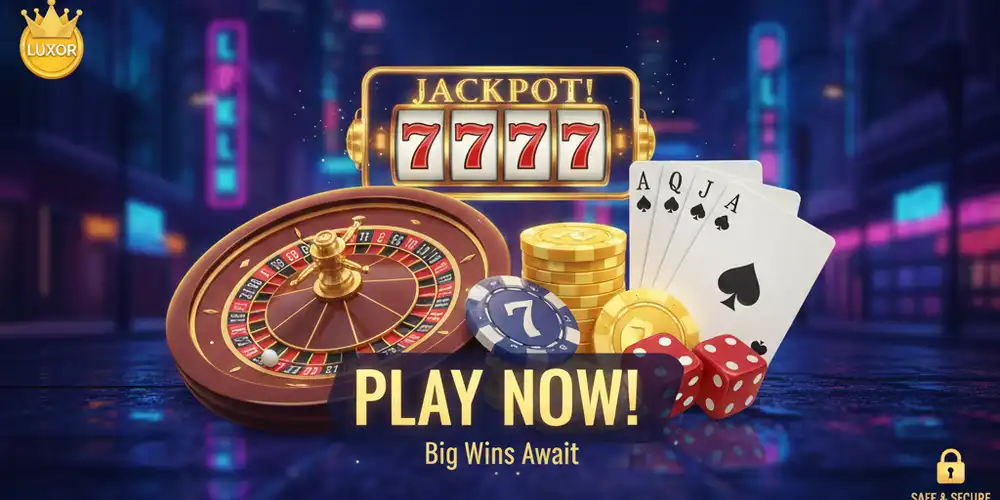 Casino Slot Games Jackpot Banner